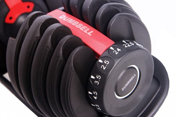 Dumbell Halter Regulável Vermelho 24kg - WCT Fitness 9001 - 2