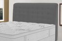 Ver imagem 2 de Cabeceira Dama New Plus King Size 1950mm Suede Cinza - Simbal