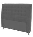 Ver imagem 1 de Cabeceira Dama New Plus King Size 1950mm Suede Cinza - Simbal
