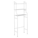 Ver imagem 6 de Rack Banheiro Estante Prateleira sobre vaso sanitario Organizador Toalete Varanda Metal