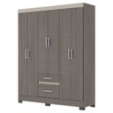 Ver imagem 3 de Guarda-Roupa Casal 6 Portas 2 Gavetas Externas Briz