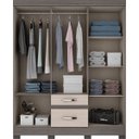 Ver imagem 5 de Guarda-Roupa Casal 6 Portas 2 Gavetas Externas Briz