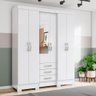 Guarda-Roupa Casal 6 Portas 3 Gavetas Briz - 1