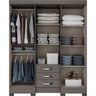 Guarda-Roupa Casal 6 Portas 3 Gavetas Briz - 3
