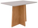 Ver imagem 2 de Conjunto Mesa 120cm Celebrare com Vidro e 4 Cadeiras Apogeu - Lopas Amendoa Clean/rinzai Bege