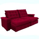 Ver imagem 4 de Sofá 4 Lugares Coliseu 2.60m Retrátil e Reclinável Super Pillow - Vinho