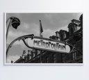 Ver imagem 4 de Quadro Metro Paris - 120x80 Cm - Vidro Impresso