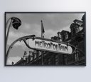 Ver imagem 7 de Quadro Metro Paris - 120x80 Cm - Vidro Impresso