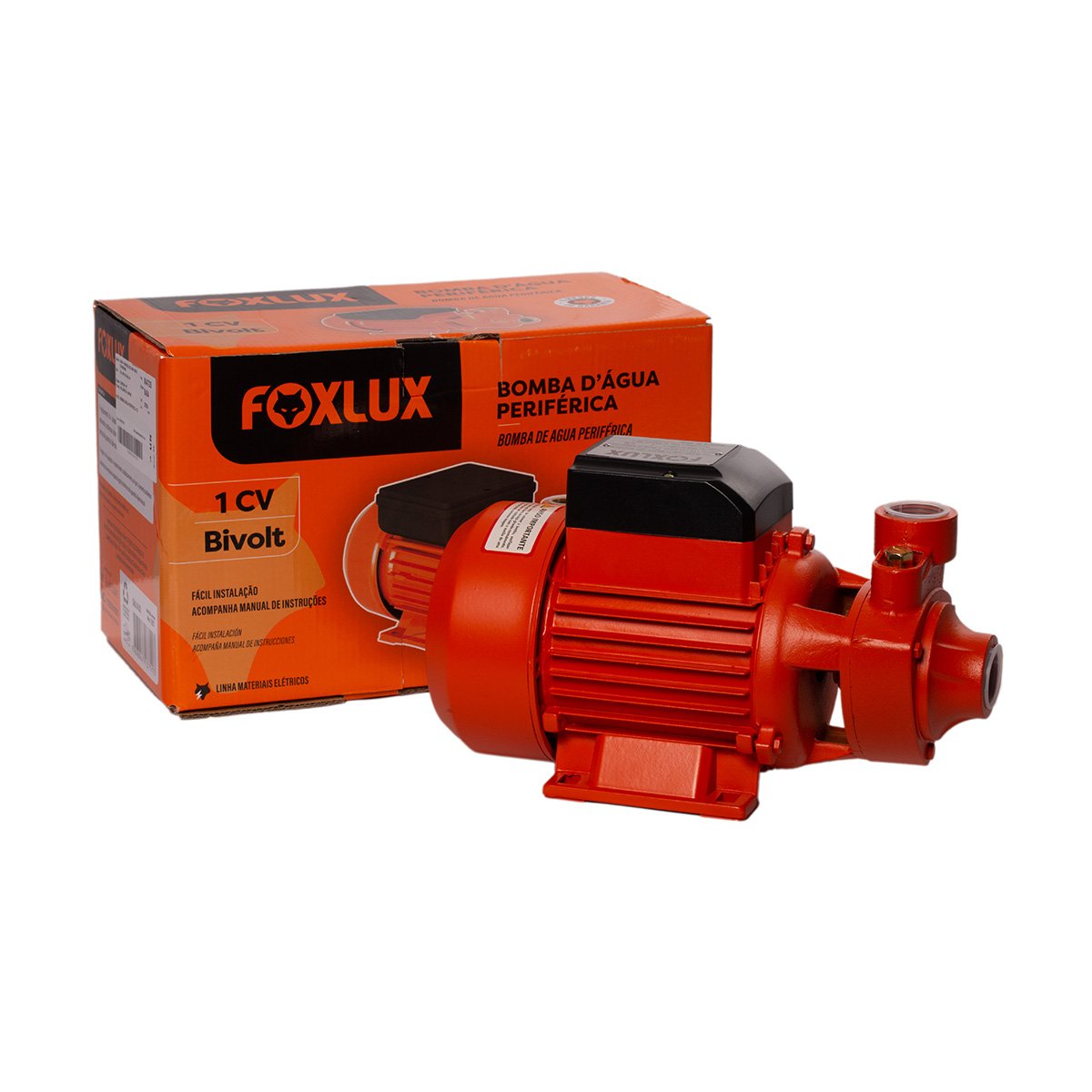 Bomba D'água Periférica 1cv Bivolt Foxlux - 3