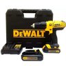 Furadeira Parafusadeira Impacto Profissional 13mm 20v c2 Baterias Dewalt DCD776C2-BR+Tesoura  - 3