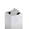 Lixeira em Aço Inox 30l Basculante Quadrada - 2