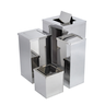 Lixeira em Aço Inox 30l Basculante Quadrada - 4