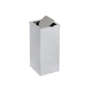 Ver imagem 1 de Lixeira em Aço Inox 30l Basculante Quadrada