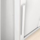 Ver imagem 5 de Guarda Roupa Solteiro Splendido 100% MDF 2 Portas de Correr 3 Gavetas Branco/Absoluto