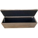 Ver imagem 5 de Recamier Puff Baú Beira de Cama de Cama Box Queen Size 1,58cm - 100% Mdf - Marrom Claro