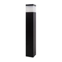 Ver imagem 4 de Poste luminária jardim balizador 50cm E27 preto + LED 12W branco frio st222