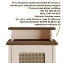 Ver imagem 7 de Mesa de Apoio Mdf Sala 43 Cm 4518 Pinho Off White Arly Pinho Off White