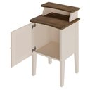 Ver imagem 2 de Mesa de Apoio Mdf Sala 43 Cm 4518 Pinho Off White Arly Pinho Off White
