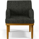 Ver imagem 7 de Kit 2 Poltronas Decorativas para Beatriz Linho Chumbo - Lyam Decor