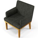 Ver mais imagens de Kit 2 Poltronas Decorativas para Beatriz Linho Chumbo - Lyam Decor