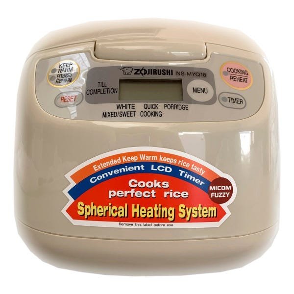Panela de Arroz Zojirushi MYQ18 Fuzzy Logic 10 Copos 220v MadeiraMadeira