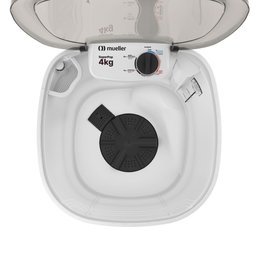 Lavadora de Roupas Mueller Semiautomática Superpop - 4kg - Compacta e Eficiente para Seu Dia a Dia - 4