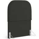 Ver imagem 7 de Cabeceira Cama Box 100cm Lanna com Puff Recamier Doha W01 Linho Verde Musgo - Lyam Decor