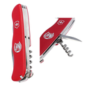 Ver imagem 3 de Canivete Esquatrian com Limpador de Casco Victorinox 11cm 12 Funções Vermelho