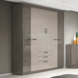 Guarda-Roupa Casal 6 Portas 3 Gavetas Econ Henn - 2 Guarda-Roupa Casal 6 Portas 3 Gavetas Econ Henn - 2