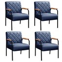 Ver imagem 1 de Kit 4 Poltronas Ludmilla Cor:Linho Azul 330