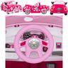 Carro Eletrico Zippy Toys Minnie Mouse 6v com Controle Rosa - 3