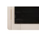 Ver imagem 2 de Home P/ Tv até 65 Pol Adele C/ Led e Nichos 180x189cm Off White - Dj Móveis