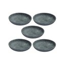 Ver imagem 1 de Kit 5 Pratos Fundo para Massa em Pedra Sabão Borda Alta 22cm
