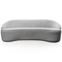 Ver imagem 3 de Sofá Curvo Montserrat 230cm 04 Lugares Linho Cinza - Nexta Casa
