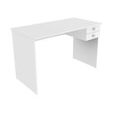Ver imagem 1 de Mesa para Escritório 117cm com 2 Gavetas Me4165 Branco Tecnomobili