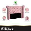 Ver imagem 5 de Cabeceira Casal King Size Estofada para Cama Box Ayla Veludo