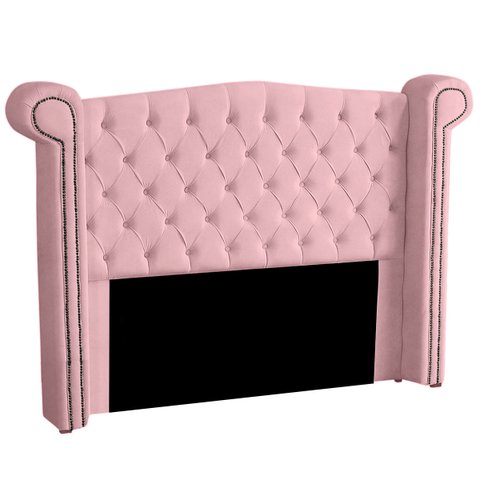 Cabeceira Casal King Size Estofada para Cama Box Ayla Veludo
