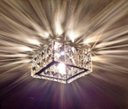 Ver imagem 1 de Spot Cristal Embutido Quadrado Pastilhas K9 10cm 1xg9 Ac629