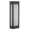 Arandela Externa 40cm E-27 Preto Retangular Alz66 - 1