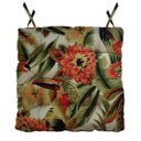 Ver imagem 2 de Almofada para Cadeira Futton Ox Tropical 40x40cm - Verde/bege