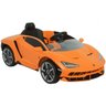 Mini Carro Elétrico Infantil Lamborghini Centenari 12v Motorizado Controle Laranja Importway Bw305lr - 1