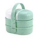 Ver imagem 3 de (lifestyle) Kit Marmita e Garrafa de 3 Peças - Verde