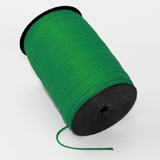 Cordão 5/1 4mm Verde Bandeira 1kg