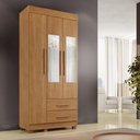 Ver imagem 2 de Guarda-roupa New Copacabana 3 Portas 2 Gavetas com Espelho - Benetil