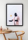 Ver imagem 2 de Quadro Decorativo Cozinha Darth - 70x50cm:moldura Branca