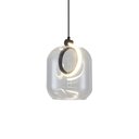 Ver imagem 1 de Lustre Pendente Nordecor Ruzo 2792 Cristal / Preto Led Bivolt Cristal / Preto 2792