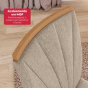 Ver mais imagens de Conjunto Sala de Jantar Mesa Easy Pop 170x90cm Tampo Mdf com 6 Cadeiras Confort Linho Rinzai Bege Am
