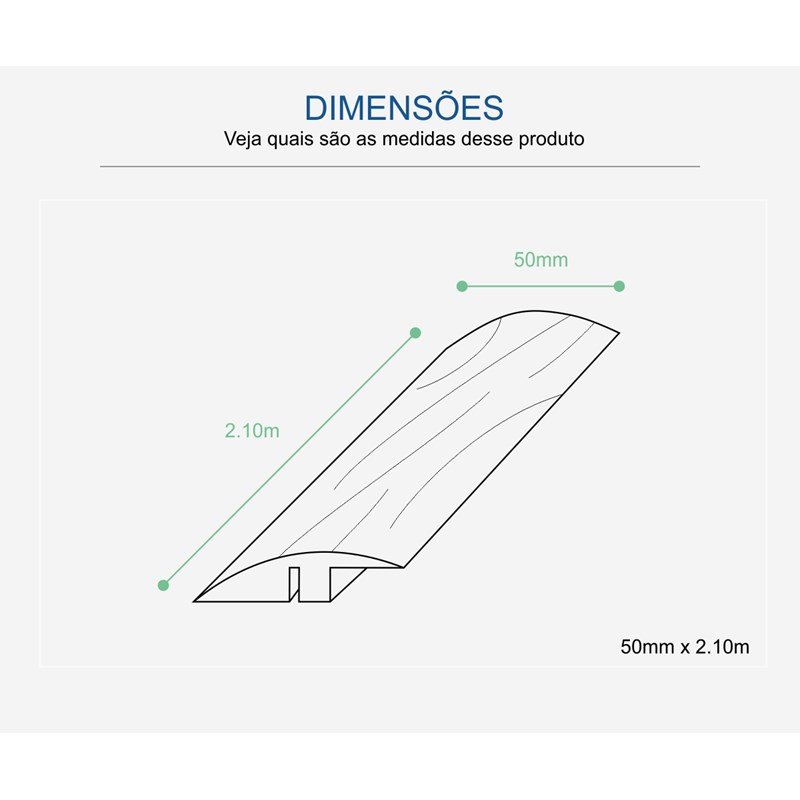 Perfil Redutor Durafloor Petrópolis 2,10m - 2