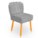 Ver imagem 4 de Kit Cadeira Pétala para Sala de Jantar Confortável e Reforçada Suede