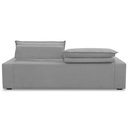 Ver imagem 5 de Sofá Retrátil Reclinável para Sala 4 Lugares 280cm Senzi F04 Veludo Cinza - Lyam Decor